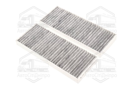 Фільтр салону NISSAN NAVARA 05-, PATHFINDER 05-(2шт.) вугільний (вир-во DENCKERMANN)