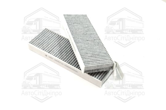 Фільтр салону CITROEN BERLINGO II, PEUGEOT PARTNER II 08- вугільний (2шт.) (вир-во DENCKERMANN)