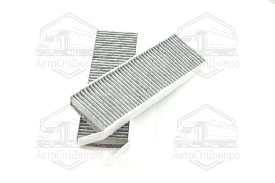 Фільтр салону CITROEN BERLINGO II, PEUGEOT PARTNER II 08- вугільний (2шт.) (вир-во DENCKERMANN)