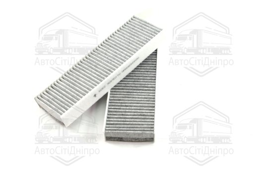 Фільтр салону CITROEN BERLINGO II, PEUGEOT PARTNER II 08- вугільний (2шт.) (вир-во DENCKERMANN)