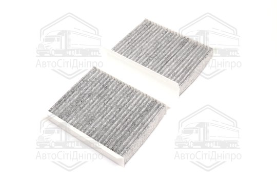 Фільтр салону ALFA ROMEO 147 01-10, 156 97-06 вугільний (2шт.) (вир-во DENCKERMANN)