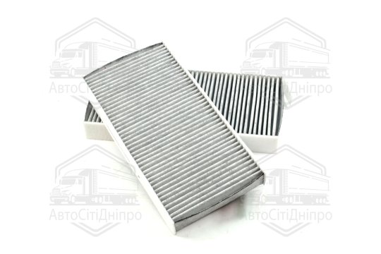 Фільтр салону RENAULT LAGUNA III 07- вугільний (2шт.) (вир-во DENCKERMANN)