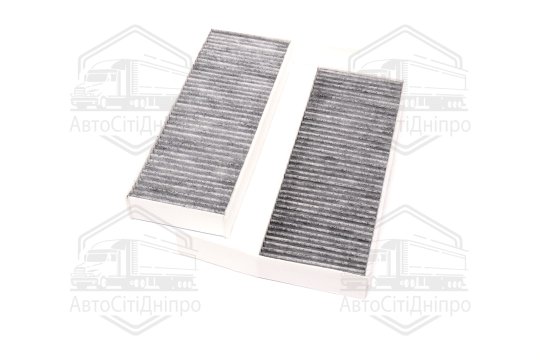 Фільтр салону PEUGEOT 308 13- вугільний (2шт.) (вир-во DENCKERMANN)