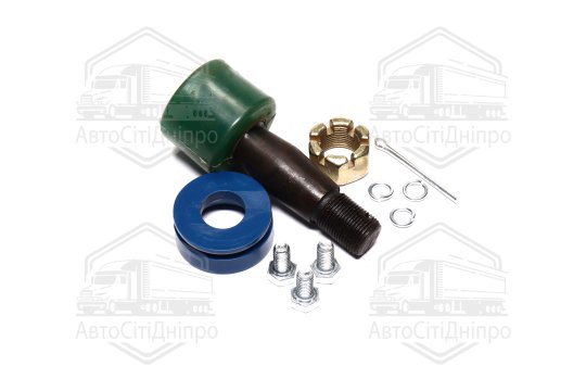 Р/к тяги рульової ЗІЛ 130,131,ГАЗ 66,3308,ПАЗ 672 (палець чорний в зеленому поліуретані) (DETALKA)