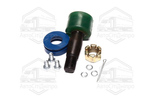 Р/к тяги рульової ЗІЛ 130,131,ГАЗ 66,3308,ПАЗ 672 (палець чорний в зеленому поліуретані) (DETALKA)