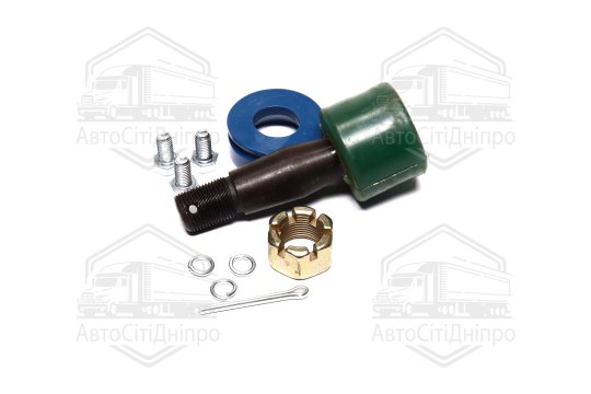 Р/к тяги рульової ЗІЛ 130,131,ГАЗ 66,3308,ПАЗ 672 (палець чорний в зеленому поліуретані) (DETALKA)