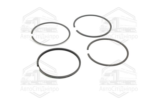 Кільця поршневі ЗІЛ Р1=100,5 мм (хром-молібден, біло-чорне, на 1 поршень к-кт) (DETALKA)