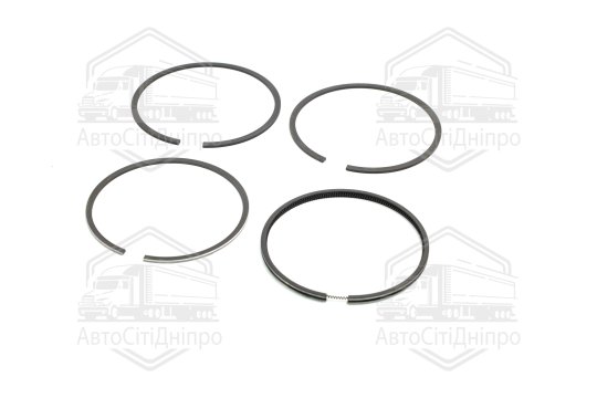 Кільця поршневі ЗІЛ Р1=100,5 мм (хром-молібден, біло-чорне, на 1 поршень к-кт) (DETALKA)