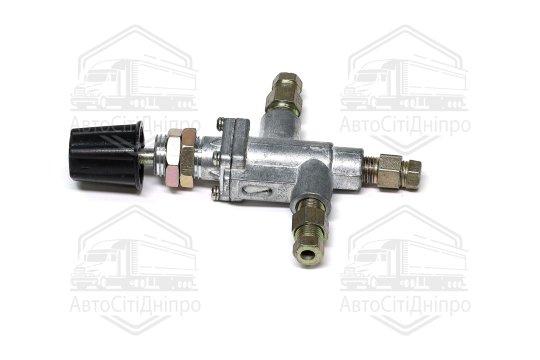 Кран склоочисника КР-30 ЗІЛ 130, КРАЗ, УРАЛ, Т 150 з ручкою (DETALKA)