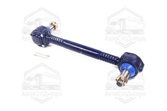 Штанга реактивна КАМАЗ із РМШ (обтискна, М33х1,5) у зборі з гайками (DETALKA)