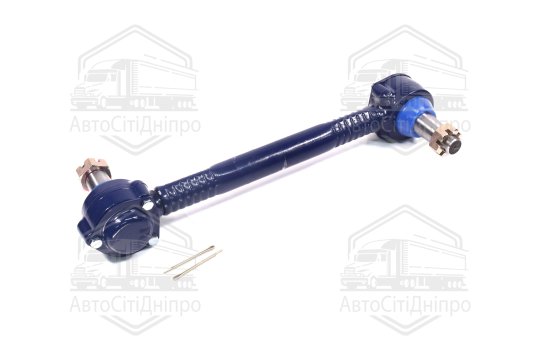 Штанга реактивна КАМАЗ із РМШ (обтискна, М33х1,5) у зборі з гайками (DETALKA)