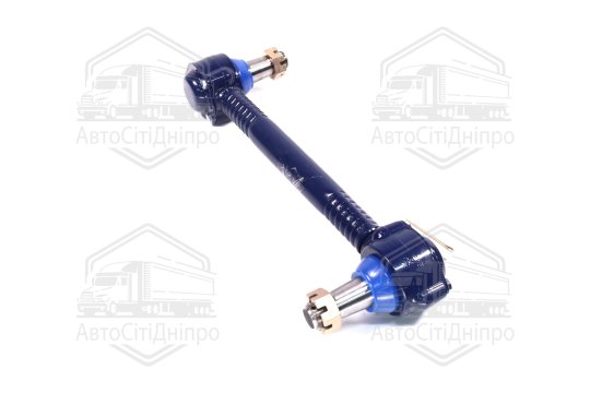 Штанга реактивна КАМАЗ із РМШ (обтискна, М33х1,5) у зборі з гайками (DETALKA)