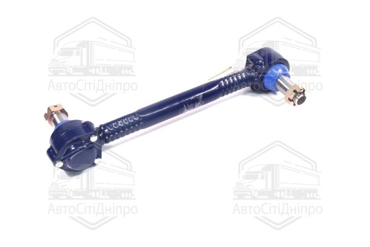 Штанга реактивна КАМАЗ із РМШ (обтискна, М33х1,5) у зборі з гайками (DETALKA)