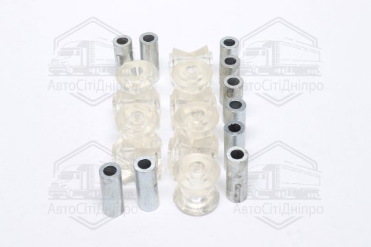 Р/к підвіски задньої ВАЗ, ВАЗ 2121 (втулки силіконові 10 штук, втулки розпірні 10 штук) (DETALKA)