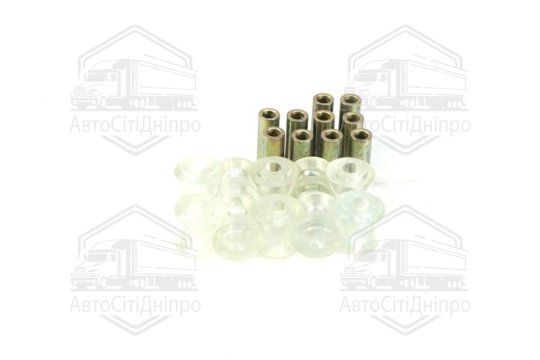 Р/к підвіски задньої ВАЗ, ВАЗ 2121 (втулки силіконові 10 штук, втулки розпірні 10 штук) (DETALKA)