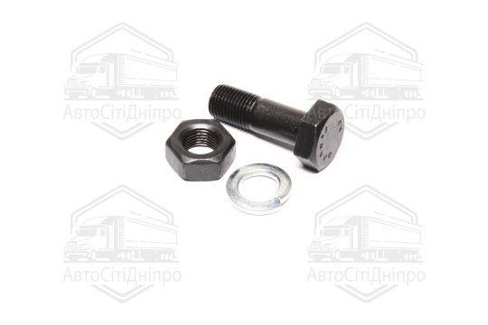 Болт валу карданного ТАТА,ЕТАЛОН у зборі МІЦНІСТЬ 8.8 (гайка, гровер, М10х1,0х30) (DETALKA)