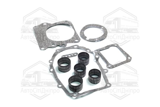 Р/к КПП ГАЗЕЛЬ, ВОЛГА (7 найменувань, підшипники (сепаратор пластик) +прокладки ПАРОНІТ) (DETALKA)