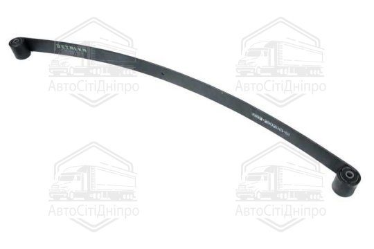 Лист ресори ГАЗ 3302 ГАЗЕЛЬ №1 передній/задній із сайлентблоками (DETALKA)