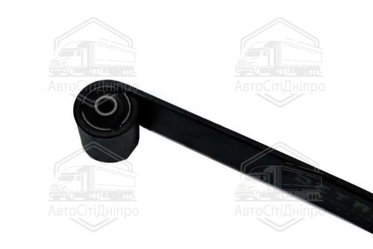 Лист ресори ГАЗ 3302 ГАЗЕЛЬ №1 передній 2-х листовий із сайлентблоками (DETALKA)