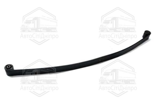 Лист ресори ГАЗ 3302 ГАЗЕЛЬ №1 передній 2-х листовий із сайлентблоками (DETALKA)