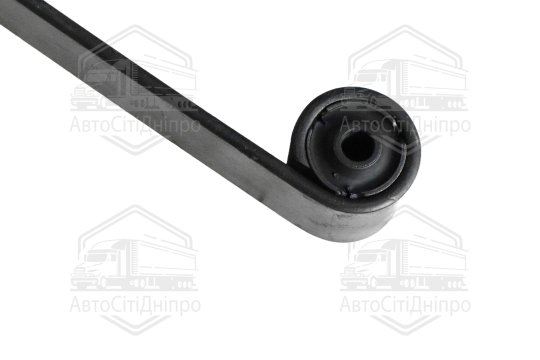 Лист ресори ГАЗ 3302 ГАЗЕЛЬ №1 задньої 2-х листовий із сайлентблоками (DETALKA)