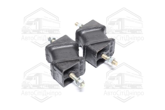 К-т кріплення опори двигуна ГАЗ 3309,33104,ГАЗЕЛЬ передній (2 подушки+кріплення) (DETALKA)