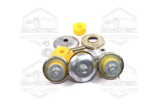 К-т кріплення опори двигуна УАЗ 452,31512,3303,3741(повний к-кт на двигун)(ПОЛІУРЕТАН)(DETALKA)