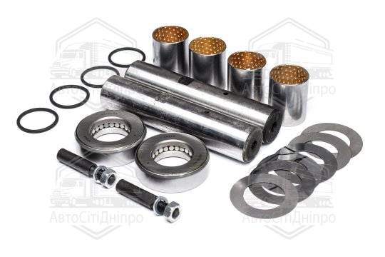 Шкворень у комплекті ЗИЛ 5301 БИЧОК посилена підвіска (к-кт на а/м, D=38,0 мм) (DETALKA)