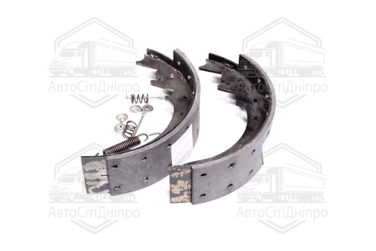 Колодка гальмівна ЗІЛ 5301 ззаду довга (КЛЕПАННА, к-кт 2 штуки на один барабан) (DETALKA)