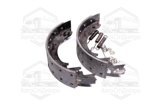 Колодка гальмівна ЗІЛ 5301 ззаду довга (КЛЕПАННА, к-кт 2 штуки на один барабан) (DETALKA)