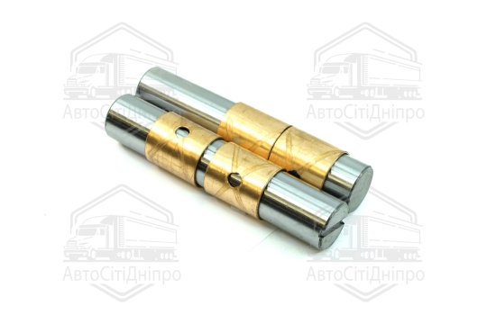 Шкворень у комплекті КАМАЗ Р0 (D=45.0) (2 шкворні+4 втулки латунь Л90) (DETALKA)