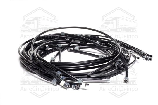 Трубки гальмівні КАМАЗ (комплект 25 шт., ПВХ) (DETALKA)