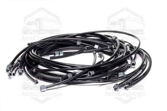 Трубки гальмівні КАМАЗ (комплект 25 шт., ПВХ) (DETALKA)