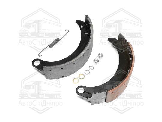 Колодка гальмівна ГАЗ 53 ззаду (к-кт 2 штуки на один барабан) (DETALKA)