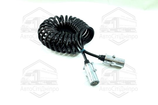 Кабель електричний напівпричепа КАМАЗ,МАЗ,Сільгосптехніка,Іномарки з вилками ПС-326 L=7 м (DETALKA)