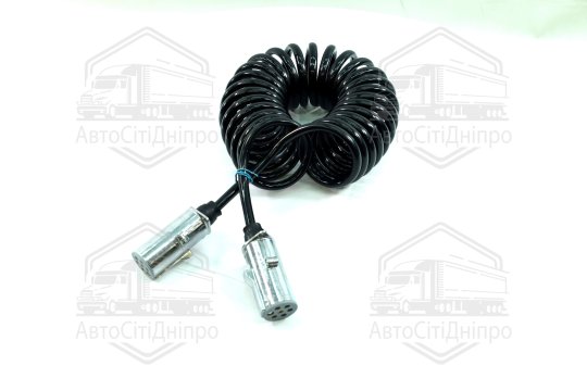 Кабель електричний напівпричепа КАМАЗ,МАЗ,Сільгосптехніка,Іномарки з вилками ПС-326 L=7 м (DETALKA)