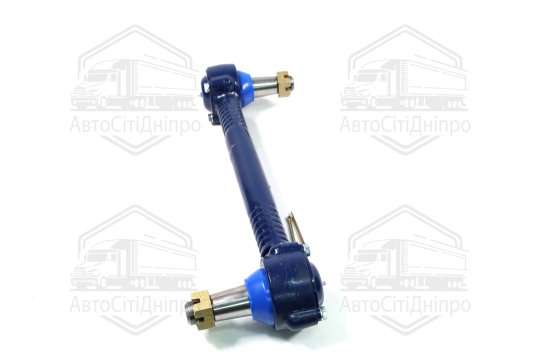 Штанга реактивна КАМАЗ (обтискна, М33х1,5, палець+вкладиші) у зборі з гайками (DETALKA)