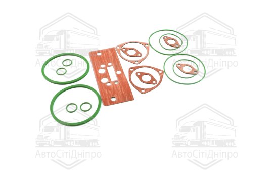 Р/к теплообмінника та фільтра масляного КАМАЗ Е1,Е2,Е3 (9 найменувань, NBR+пароніт МБС) (DETALKA)