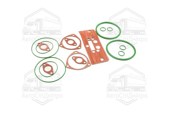 Р/к теплообмінника та фільтра масляного КАМАЗ Е1,Е2,Е3 (9 найменувань, NBR+пароніт МБС) (DETALKA)