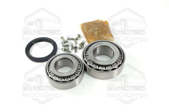 Р/к маточини МАЗ 5335,5337,5516 колеса переднього (підшипники DETALKA, сальник, мастило) (DETALKA)