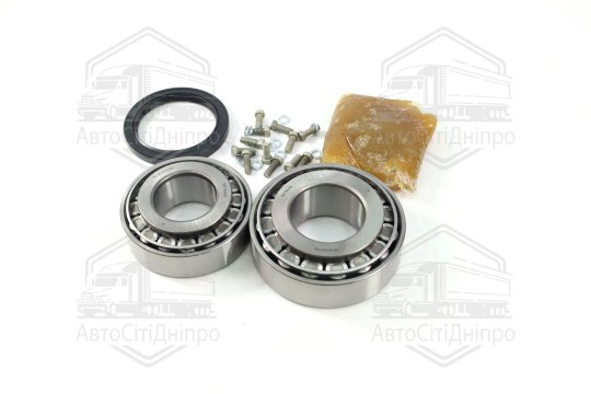 Р/к маточини МАЗ 5335,5337,5516 колеса переднього (підшипники DETALKA, сальник, мастило) (DETALKA)