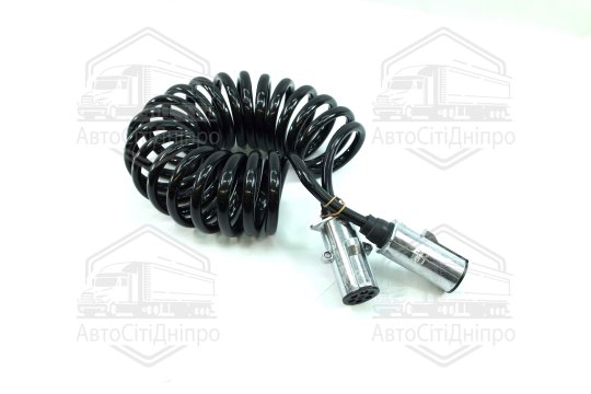 Кабель електричний напівпричепа КАМАЗ,МАЗ,Сільгосптехніка,Іномарки з вилками ПС-326 L=5 м (DETALKA)