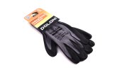 Рукавички трикотажні поліестер/спандекс, 15 клас,облив спіненим нітрилом, розм. 9 (DOLONI)