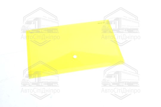 Папка пластикова, А-4 на кнопці, прозора жовта, Economix