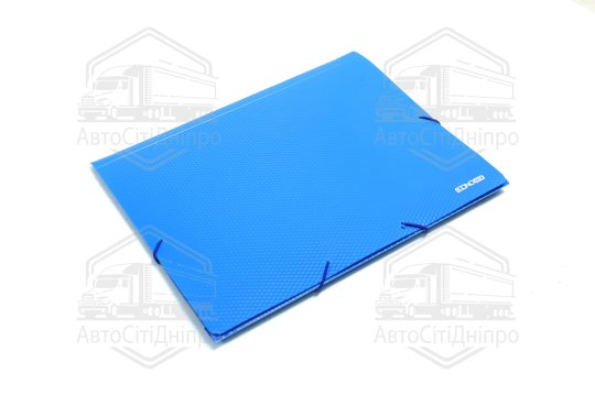 Папка-бокс, пластикова А-4 на гумці, 20мм, синя, Economix