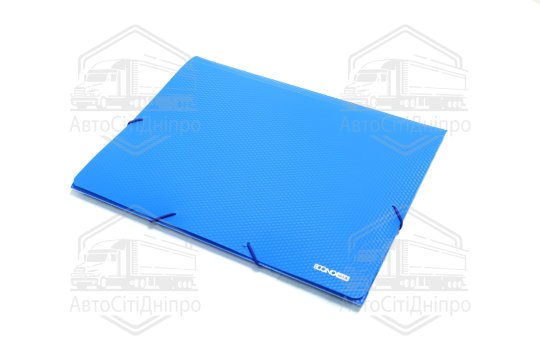 Папка-бокс, пластикова А-4 на гумці, 20мм, синя, Economix