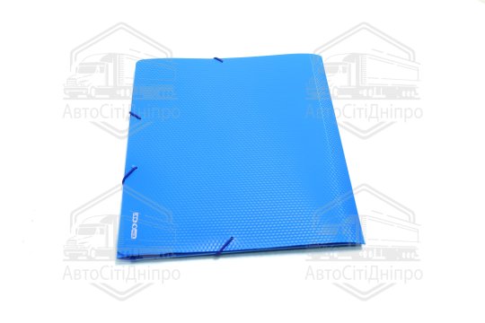 Папка-бокс, пластикова А-4 на гумці, 20мм, синя, Economix