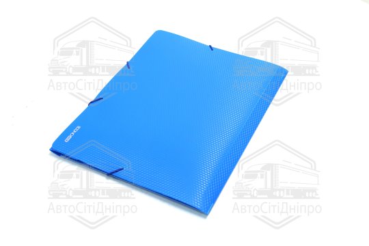 Папка-бокс, пластикова А-4 на гумці, 20мм, синя, Economix