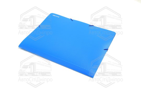 Папка-бокс, пластикова А-4 на гумці, 20мм, синя, Economix