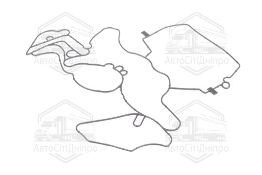 Прокладка, кришка картера (блок-картер двигуна) спереду VAG 3,0TDI CDTA/CDTB/CDUC 10- (вир-во Elring